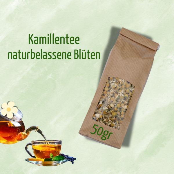 Kamillentee Naturbelassen, 50gr, offener Tell