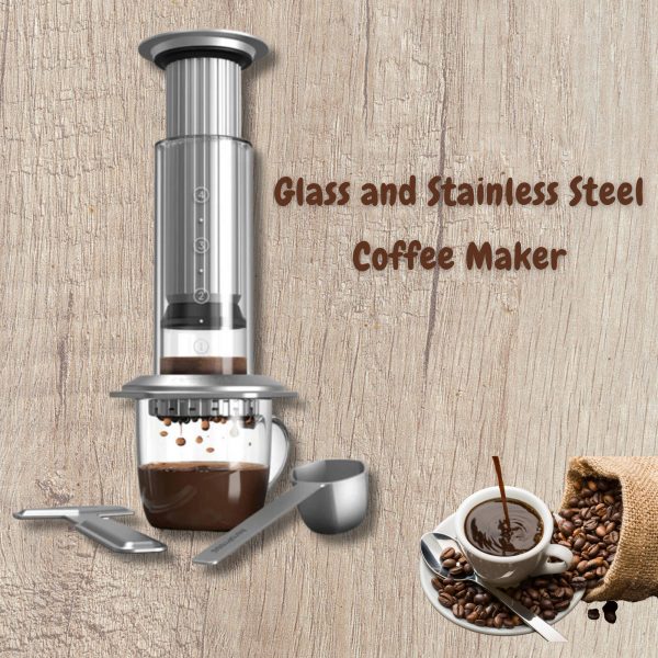 Glass and Stainless Steel Coffee Maker