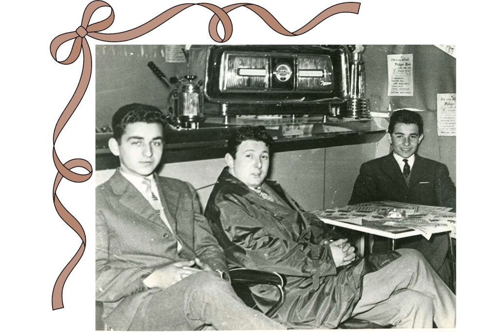Mike Gründer Mario 1959 mit seinen Mitstreitern